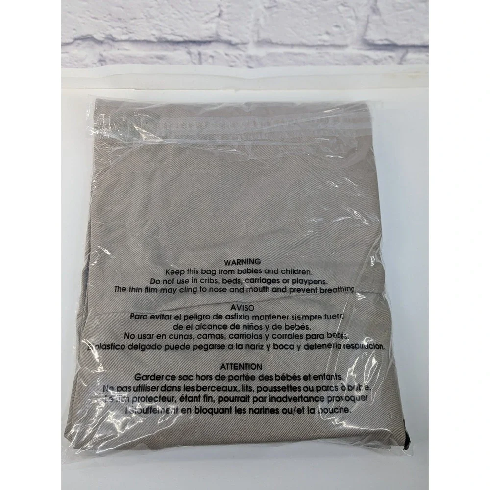 NWOT-READ! $59😍Ballard Designs Couture Chair Slipcover Twill Pleated Taupe